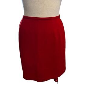 Amanda Smith Petites || little Red skirt.